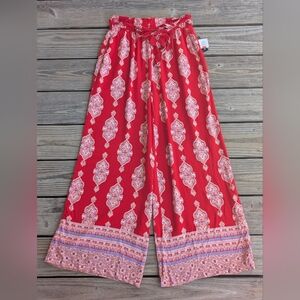 New Look Boho Wide Legged Pants Medium